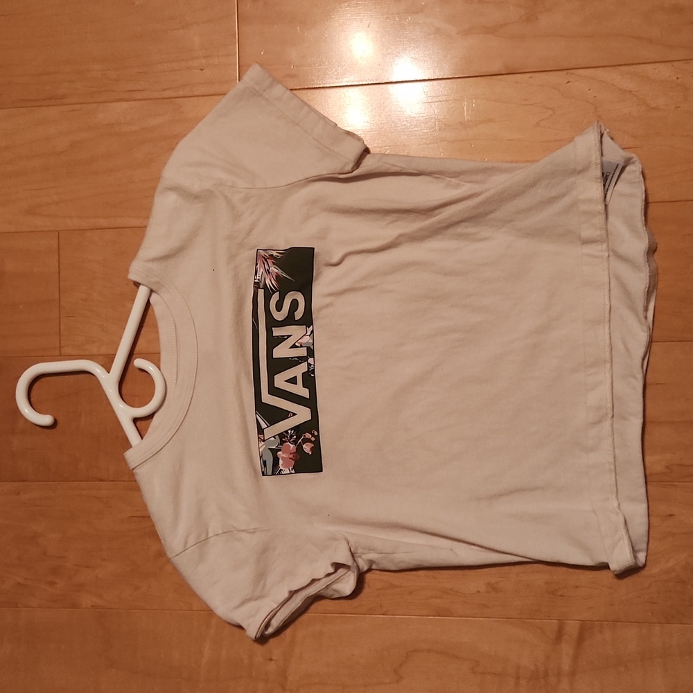 Juniors size small vans white tshirt